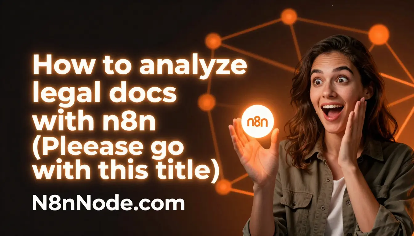 Analyze Legal Docs with n8n: The Ultimate 2026 Guide