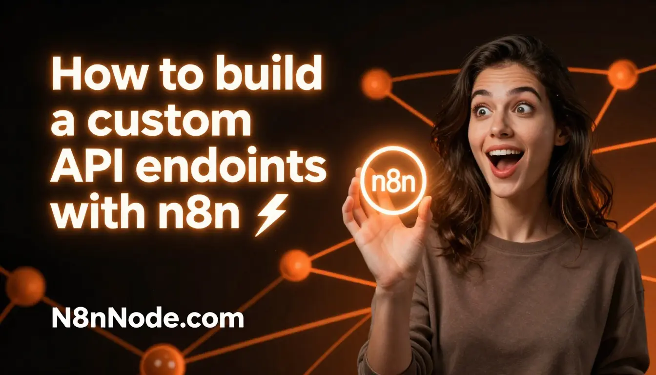 How to build a custom API endpoint with n8n 🚀