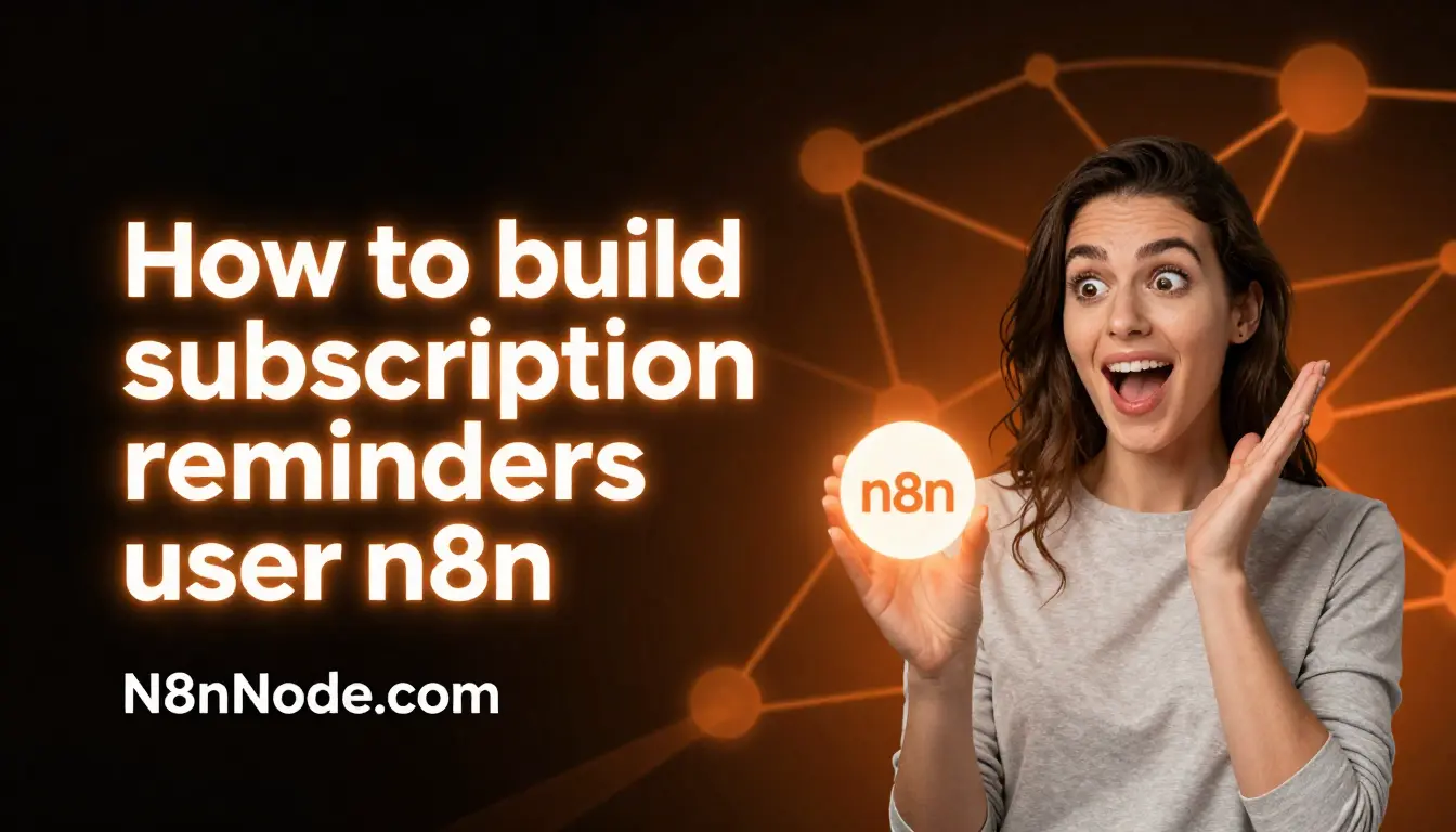How to build n8n subscription reminders (Step-by-Step)