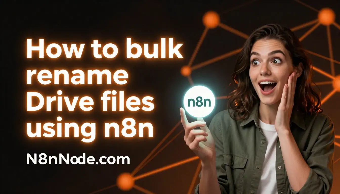 How to Bulk Rename Drive Files Using n8n: 2026 Guide