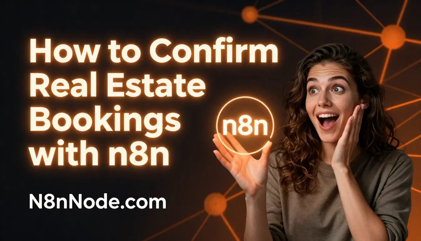 Confirm Real Estate Bookings with n8n: 2026 Automation Guide