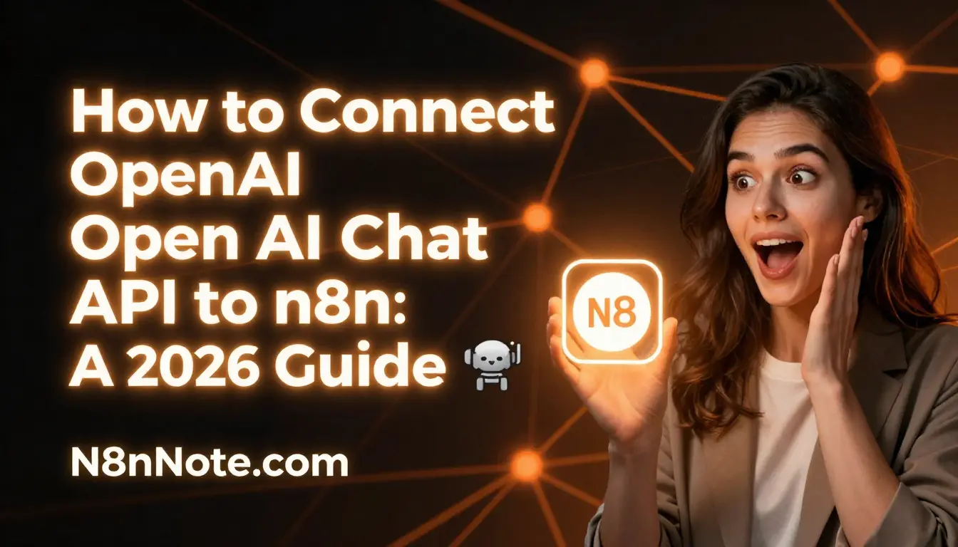 Connect OpenAI Chat API to n8n (2026 Guide) 🤖