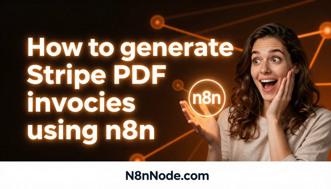 How to generate Stripe PDF invoices using n8n | 2026 Guide