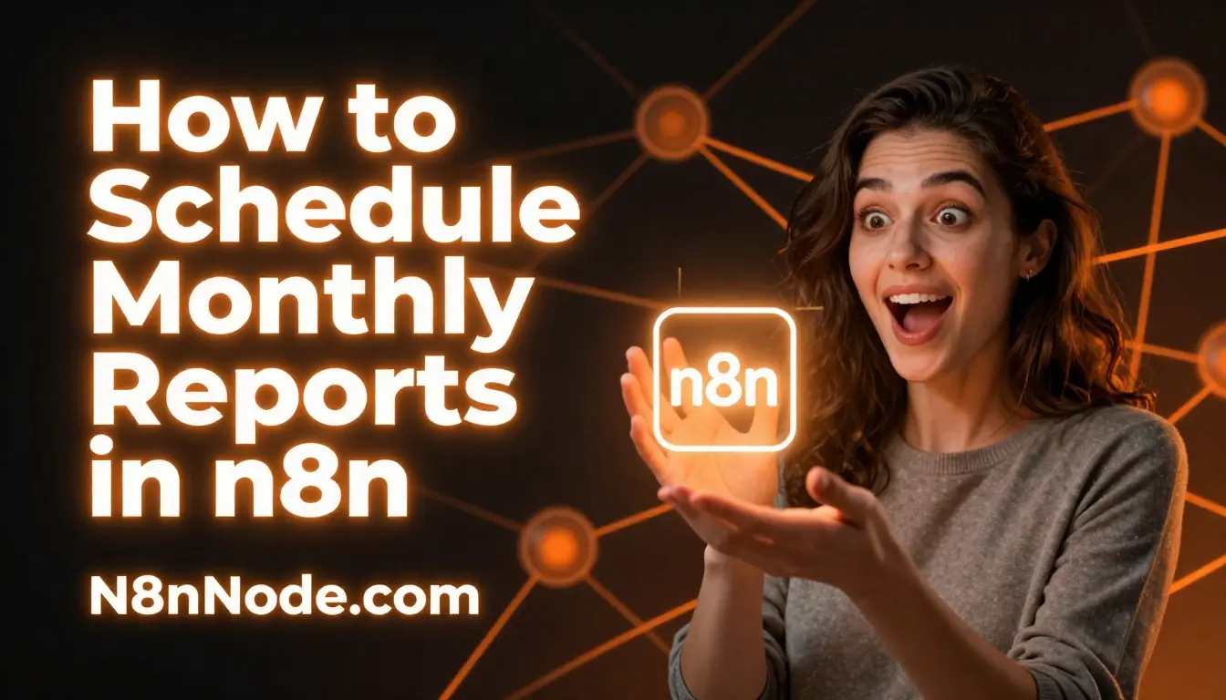 How to Schedule Monthly Reports in n8n | 2026 Masterclass