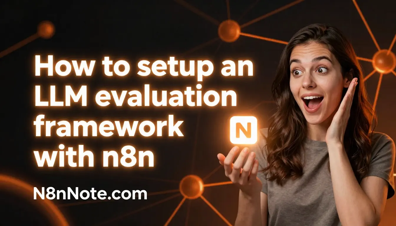 Setup an LLM Evaluation Framework with n8n | 2026 Guide