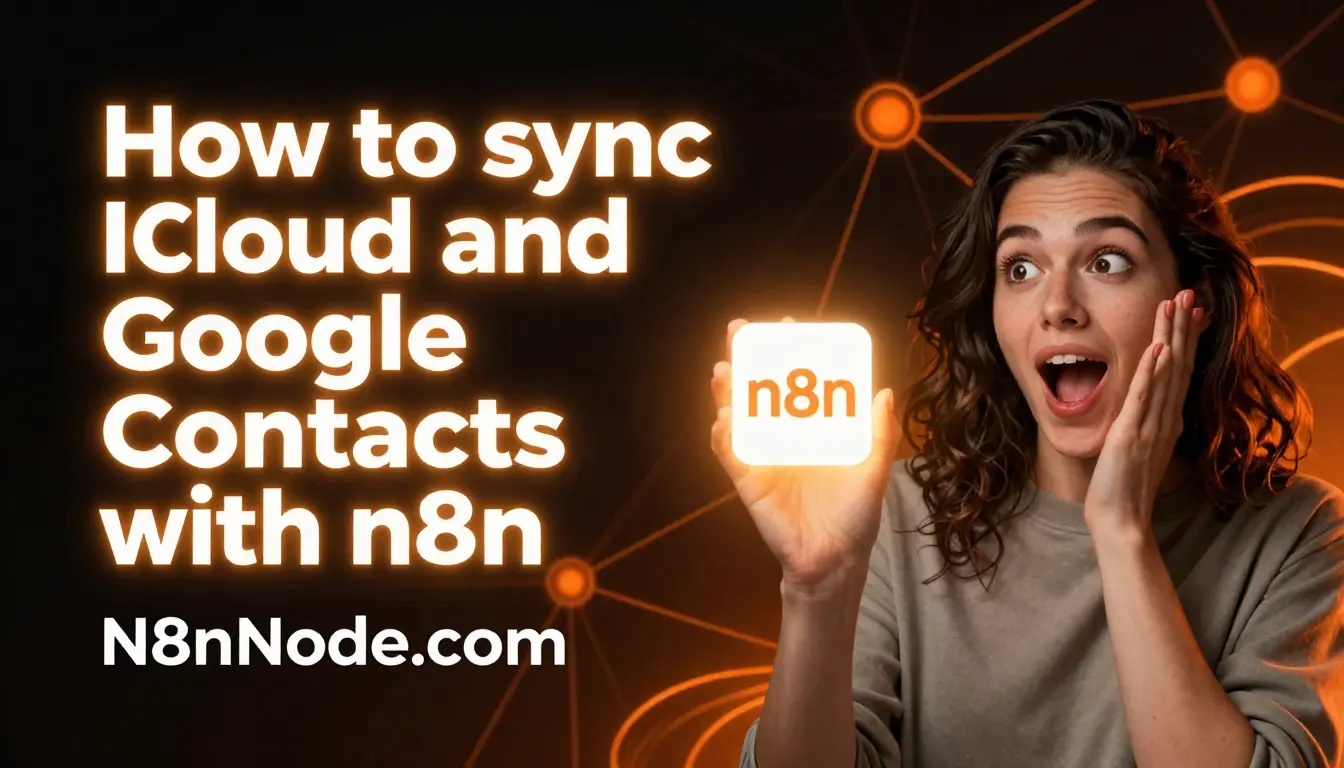 How to sync iCloud and Google Contacts with n8n (2026)