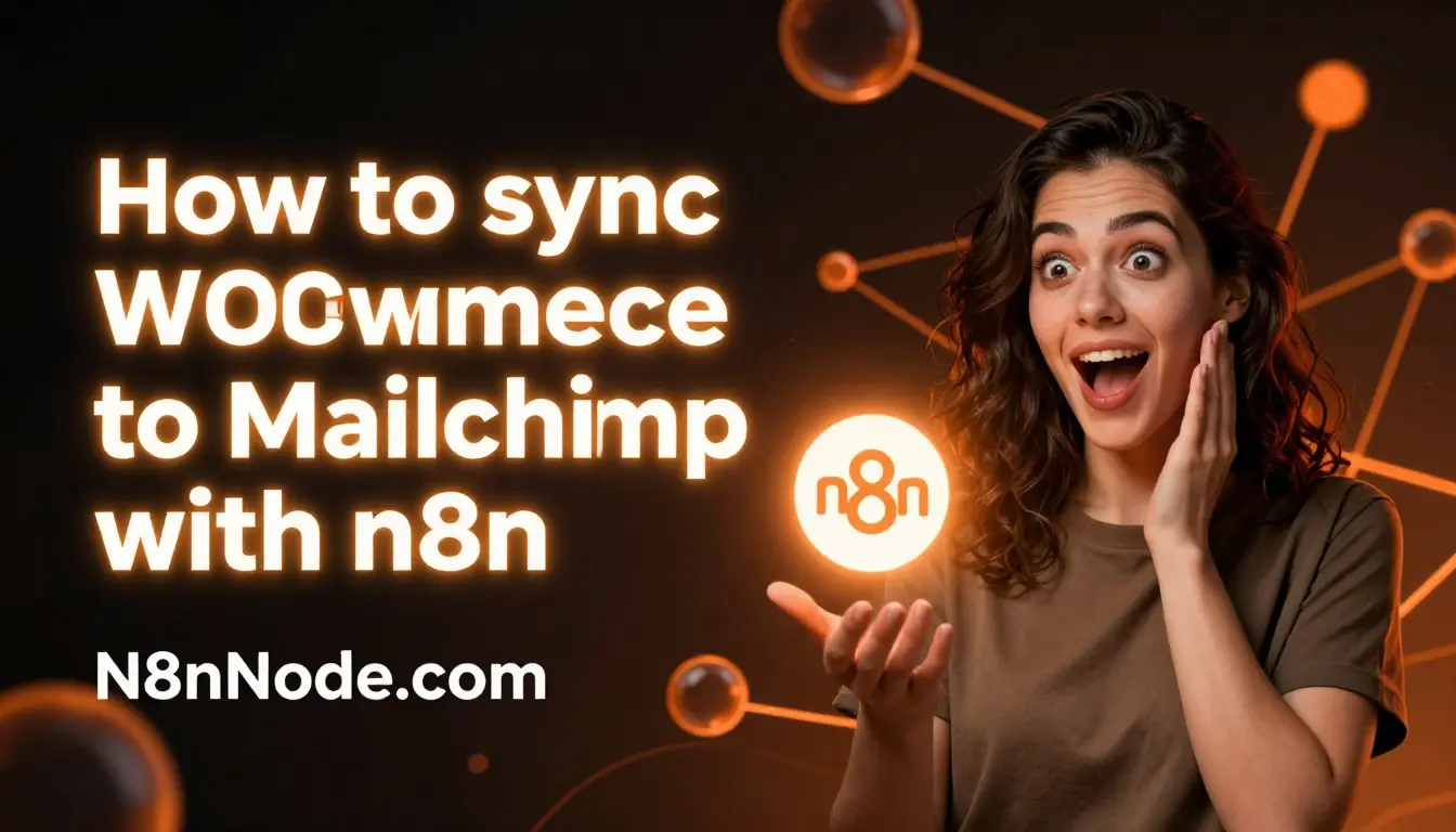 How to sync WooCommerce to Mailchimp with n8n