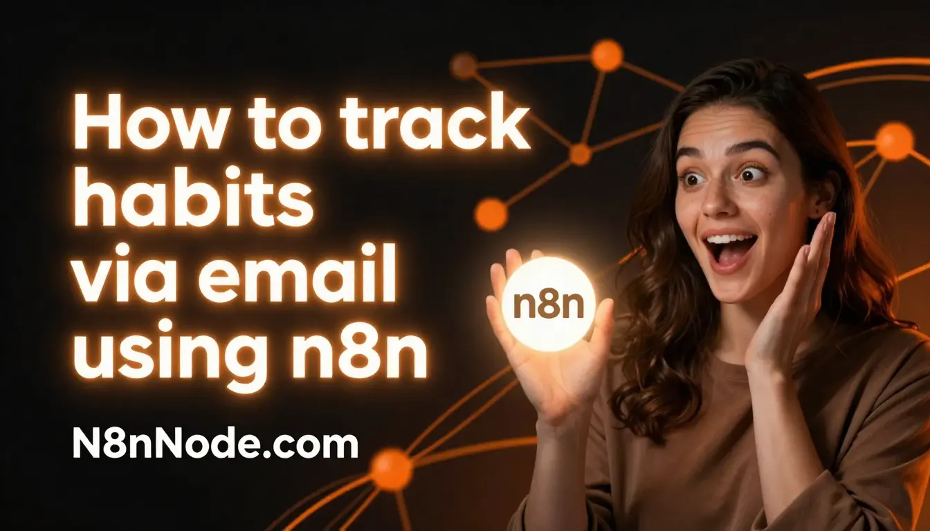 How to track habits via email using n8n | 2026 Guide