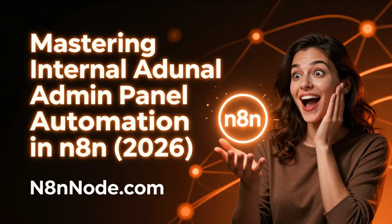 Internal Admin Panel Automation in n8n: 2026 Guide