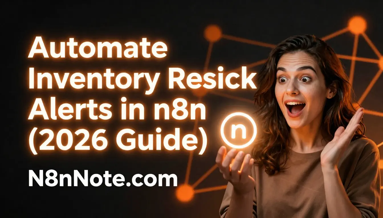 Automate Inventory Restock Alerts: n8n 2026 Guide