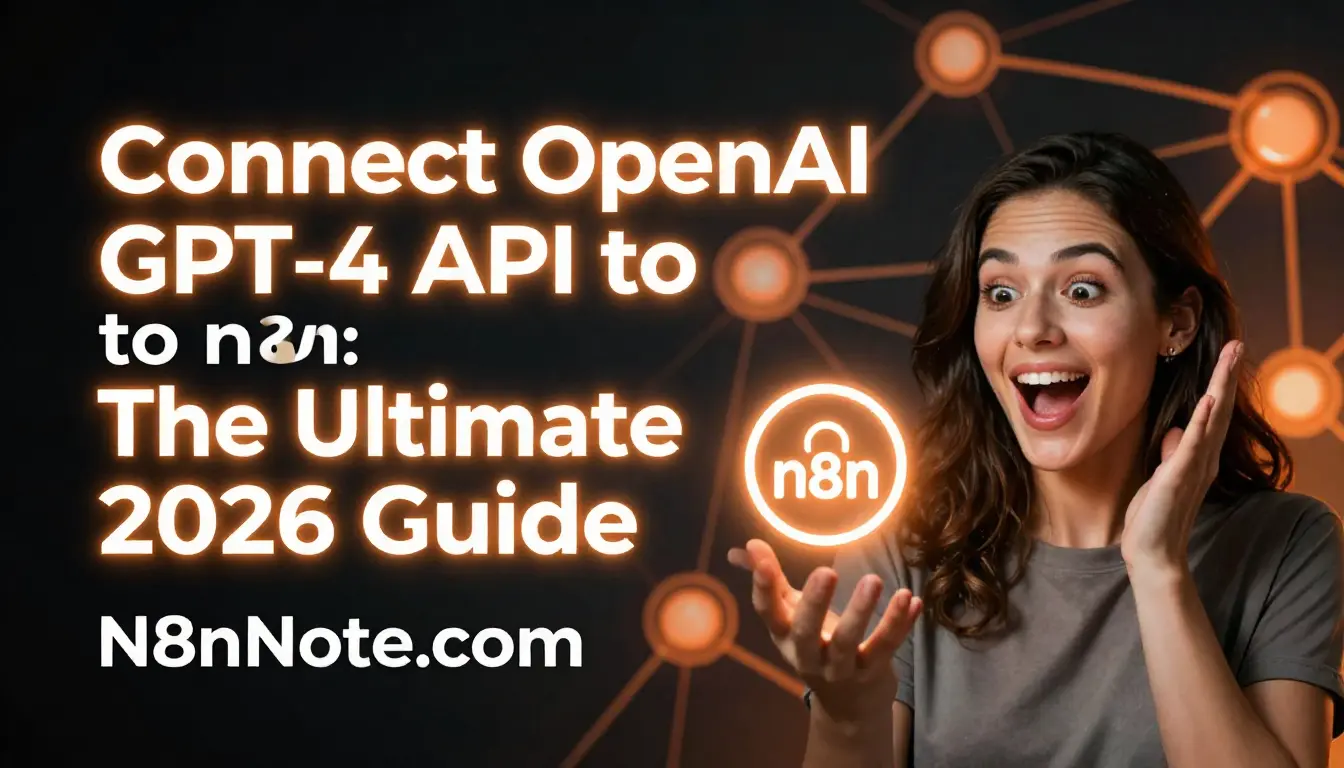 Connect OpenAI GPT-4 API to n8n: The Ultimate 2026 Guide