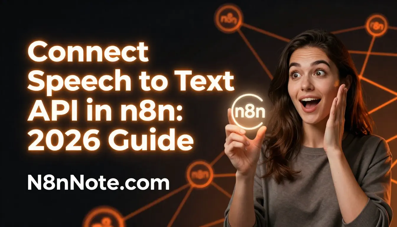 Connect Speech to Text API in n8n | Ultimate Guide