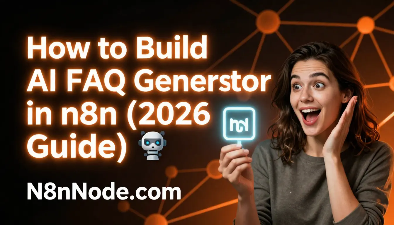 How to Build AI FAQ Generator in n8n (2026 Guide) 🤖