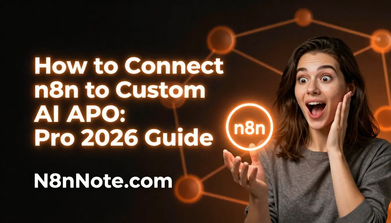 How to Connect n8n to Custom AI API: Pro 2026 Guide