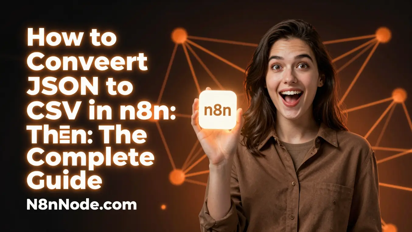 How to Convert JSON to CSV in n8n: 2026 Masterclass Guide