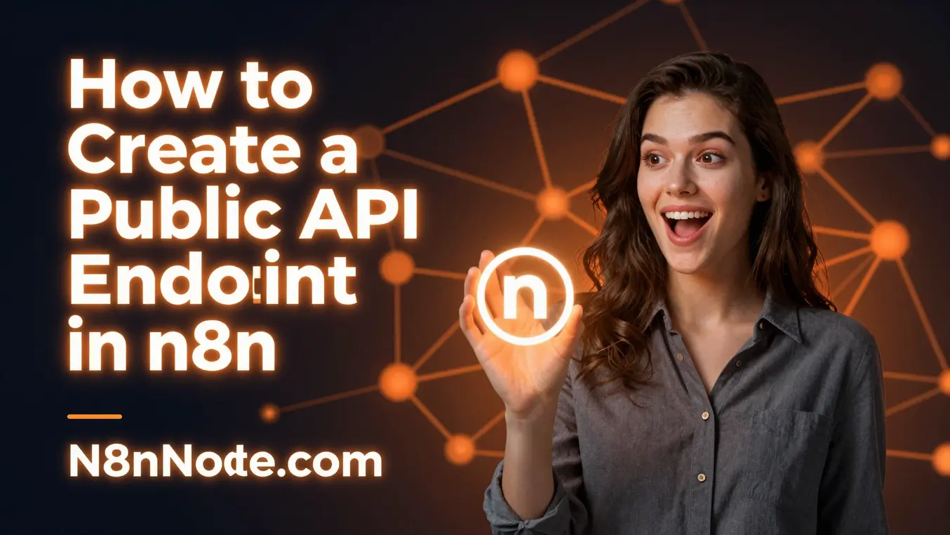 How to Create a Public API Endpoint in n8n (2026 Guide) 🌐