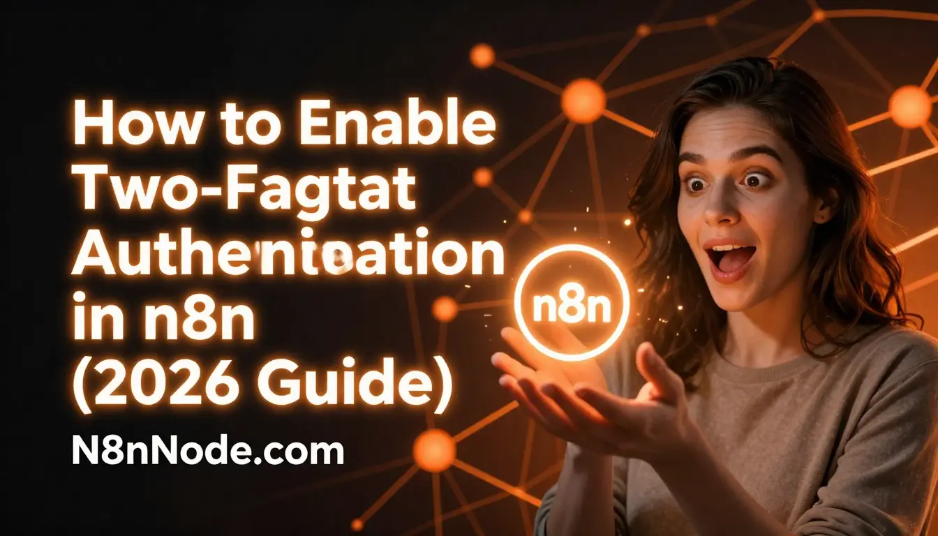 How to Enable Two-Factor Authentication in n8n (2026 Guide)