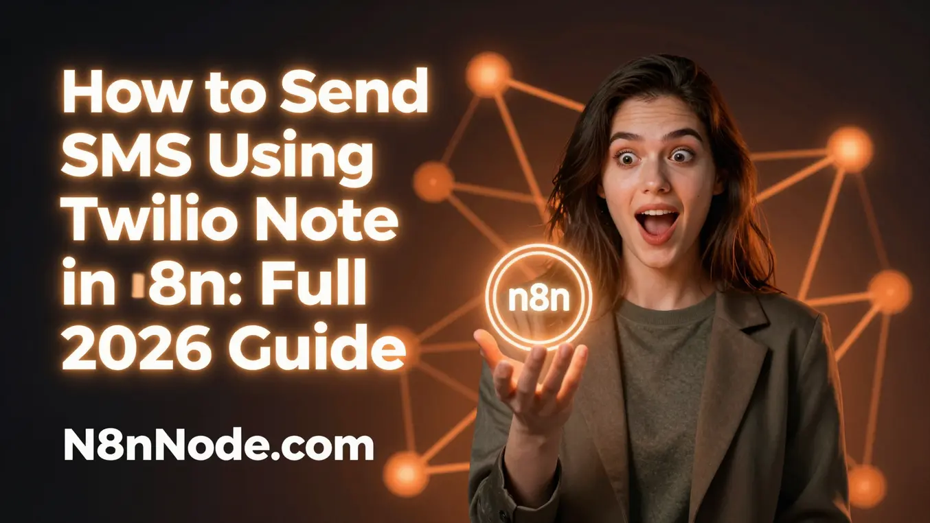 Send SMS with Twilio Node in n8n: A 2026 Guide