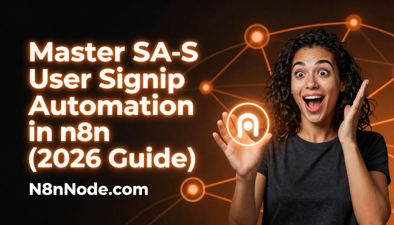 SaaS User Signup Automation in n8n: The 2026 Master Guide