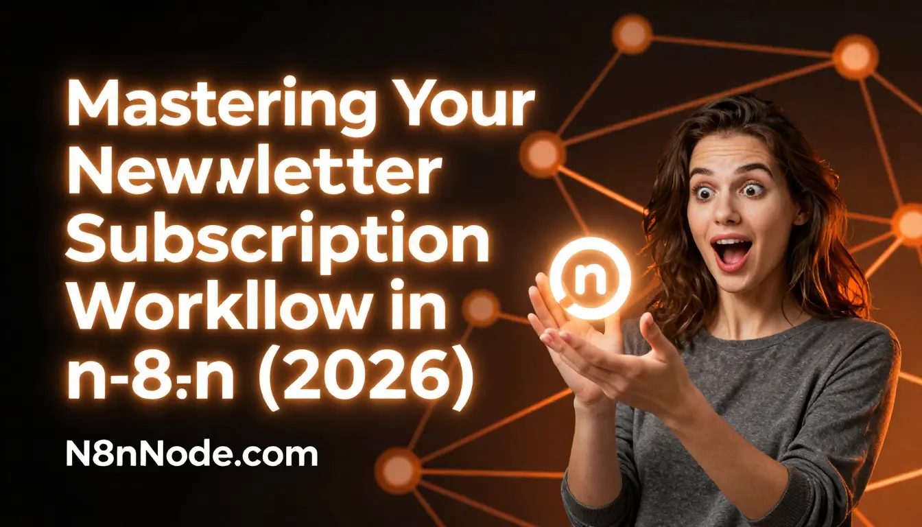 Newsletter Subscription Workflow in n8n: 2026 Masterclass
