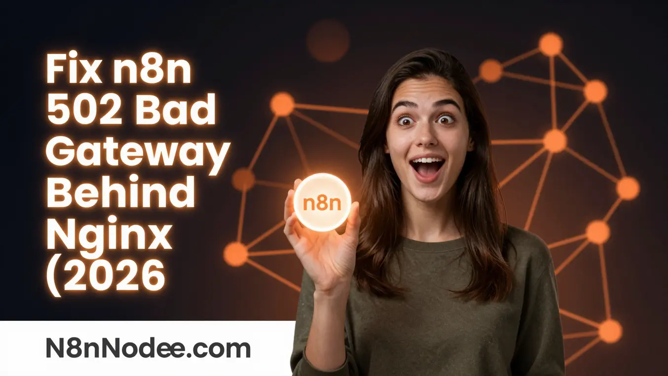 Fix n8n 502 Bad Gateway Error Behind Nginx (2026)