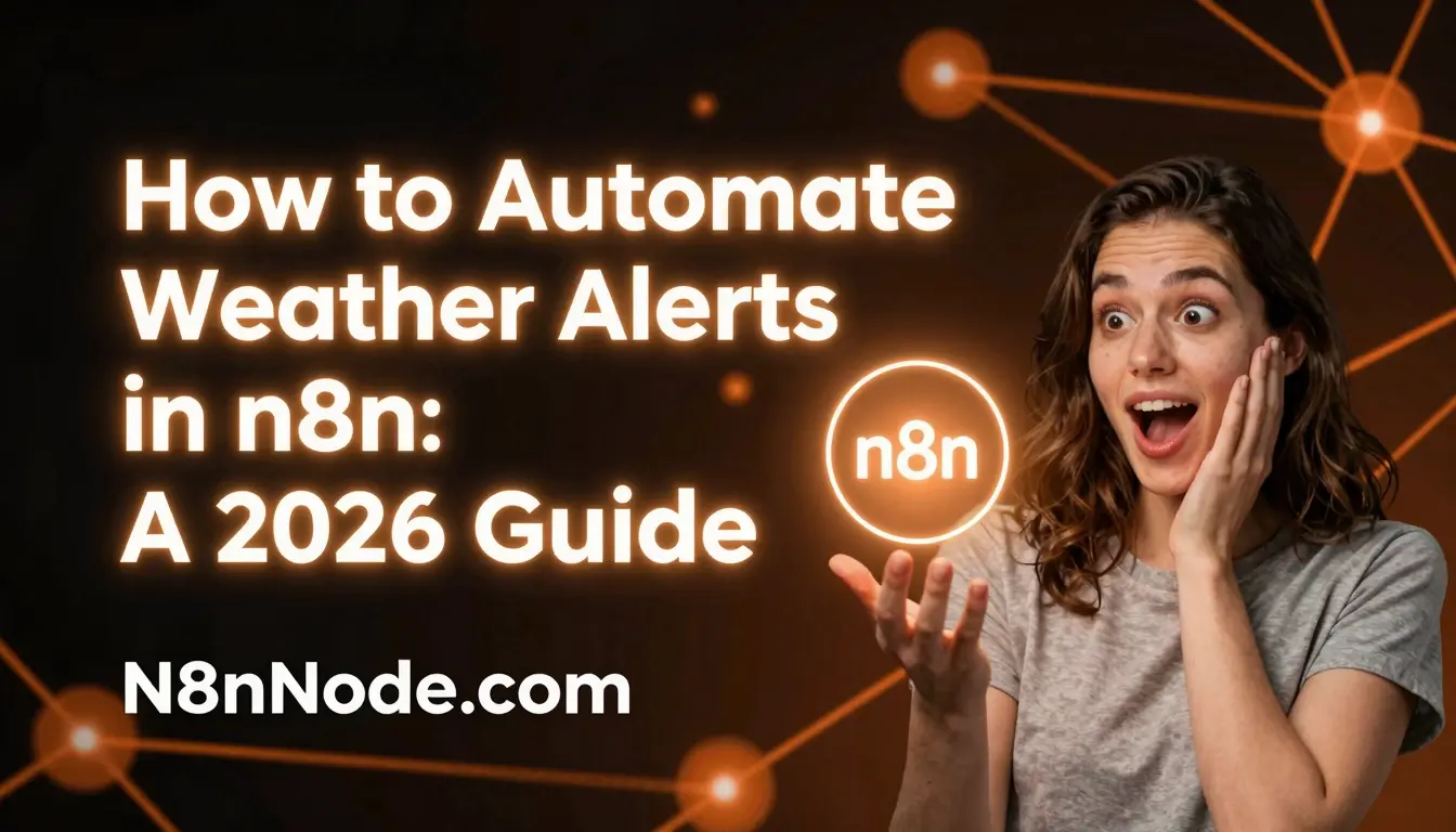 Automate Weather Alerts in n8n (Step-by-Step 2026 Guide)