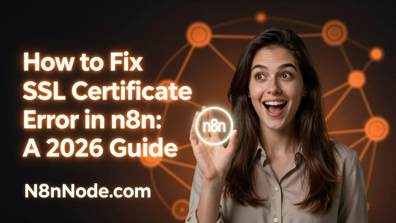 Fix SSL Certificate Error in n8n: The 2026 Guide
