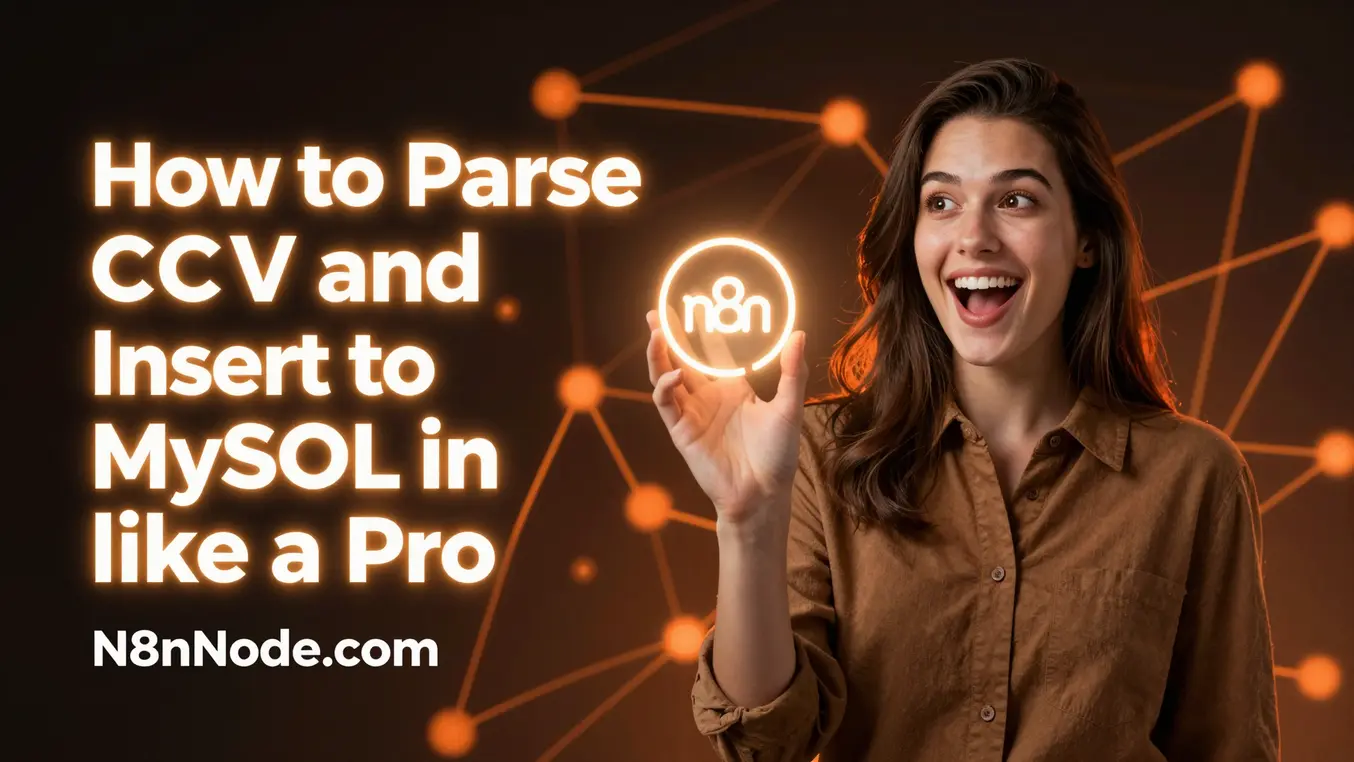 How to Parse CSV and Insert to MySQL in n8n (2026 Guide)