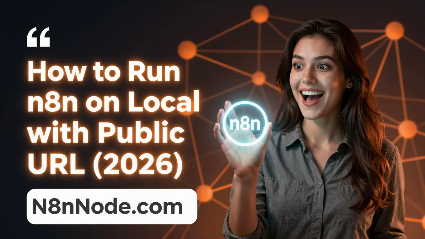 Run n8n on Local Machine with Public URL: A Pro Guide (2026)
