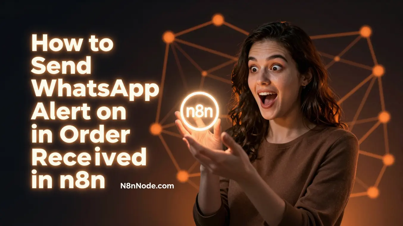 Send WhatsApp Alert on Order Received in n8n (2026 Guide)