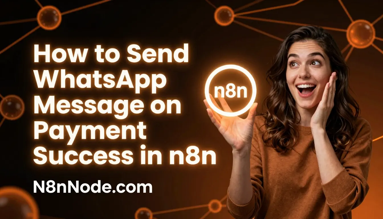 Send WhatsApp Message on Payment Success in n8n (2026)