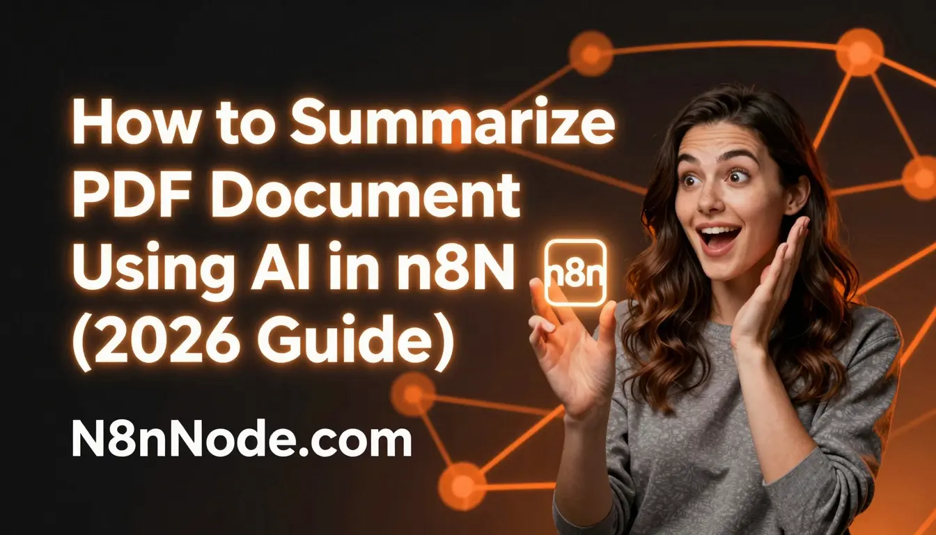 How to Summarize PDF Document Using AI in n8n (2026 Guide)