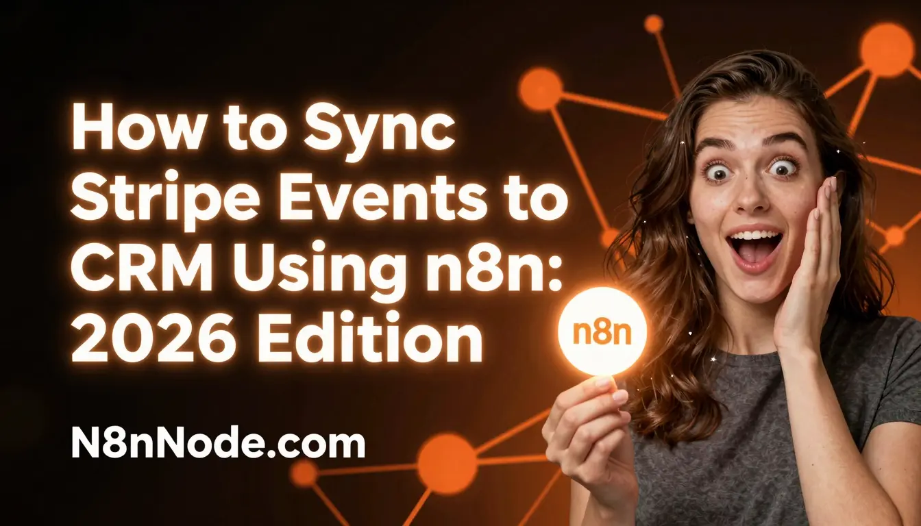 Sync Stripe Events to CRM Using n8n | 2026 Master Guide