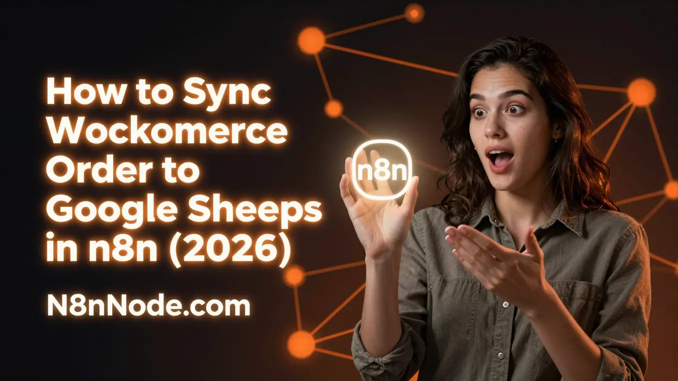 How to Sync WooCommerce Order to Google Sheets in n8n
