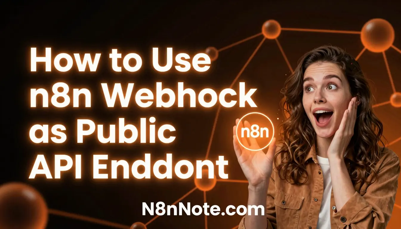 How to Use n8n Webhook as Public API Endpoint (2026 Guide)