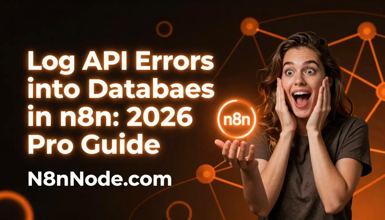 Log API Errors into Database in n8n: 2026 Pro Guide