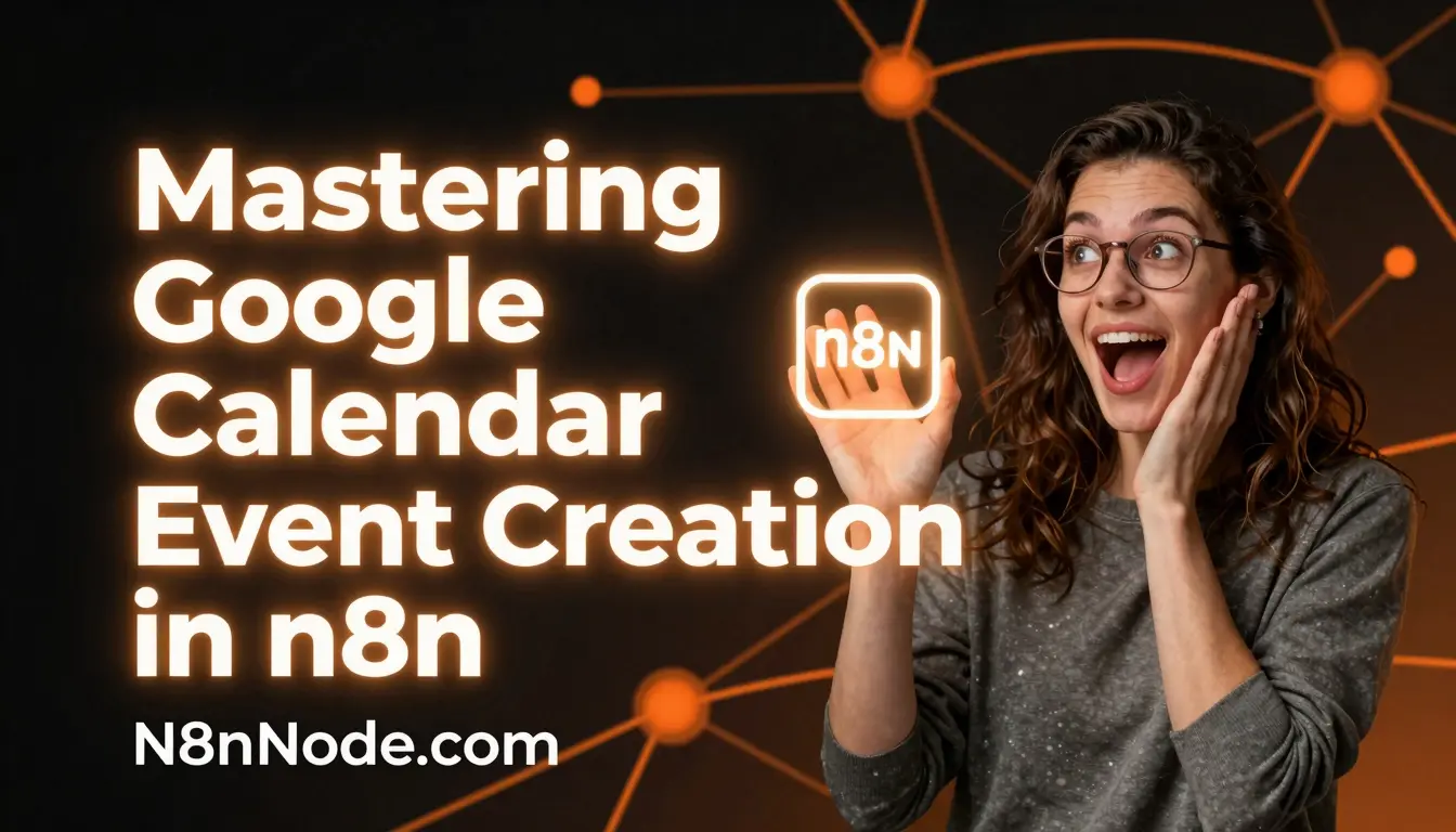 Google Calendar Event Creation in n8n | 2026 Guide
