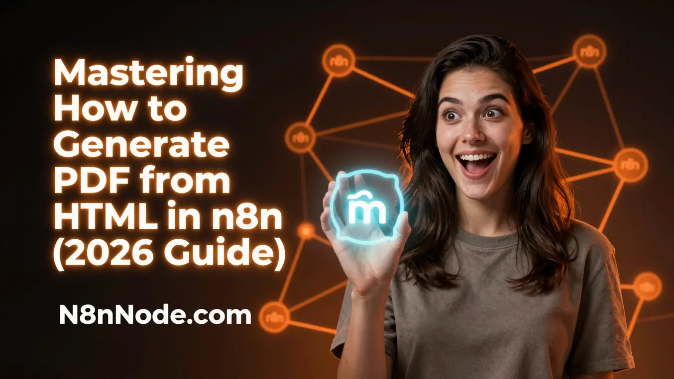 Generate PDF from HTML in n8n: The Ultimate 2026 Guide