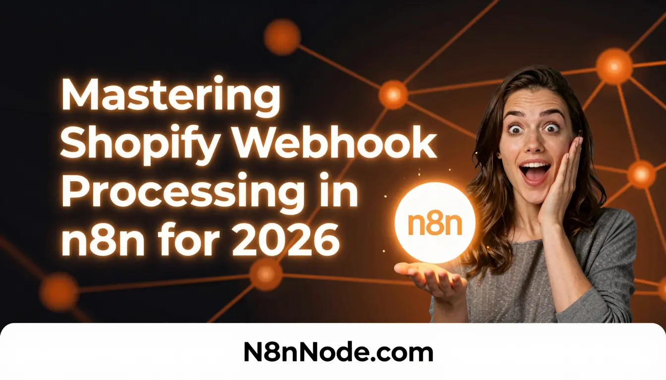 Shopify Webhook Processing in n8n: The 2026 Guide
