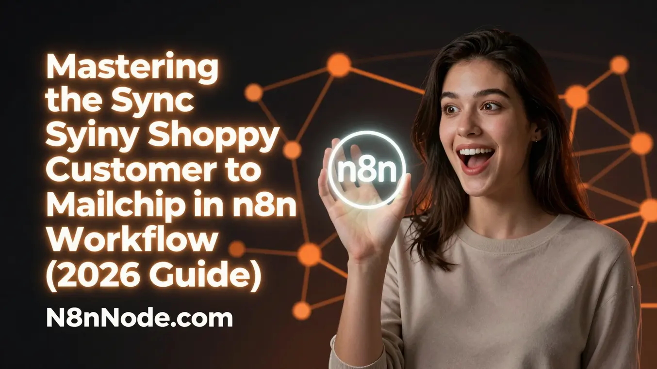 Sync Shopify Customer to Mailchimp in n8n: 2026 Masterclass