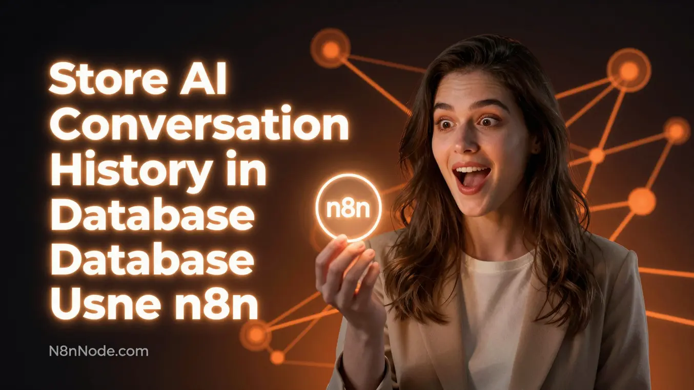 Store AI Conversation History in Database Using n8n Guide
