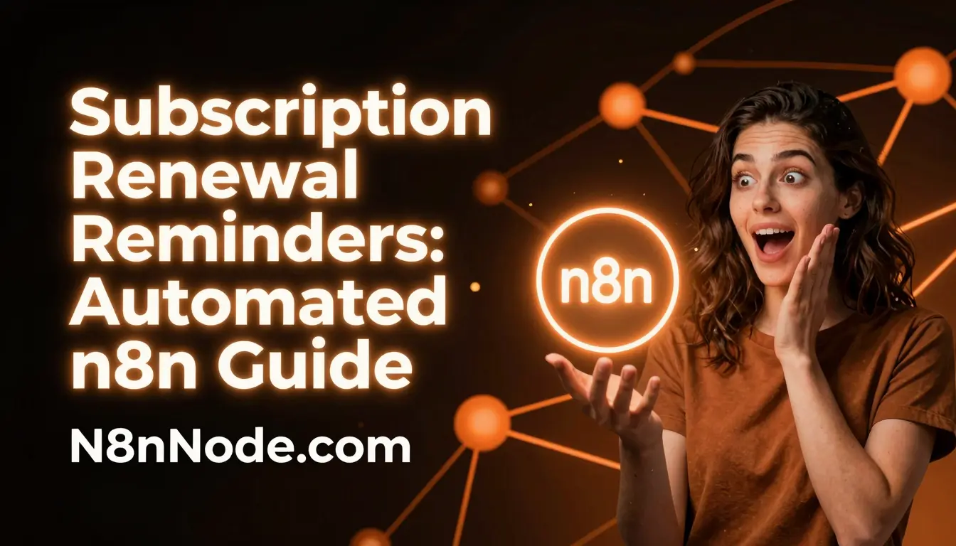 Automated Subscription Renewal Reminders with n8n (2026)