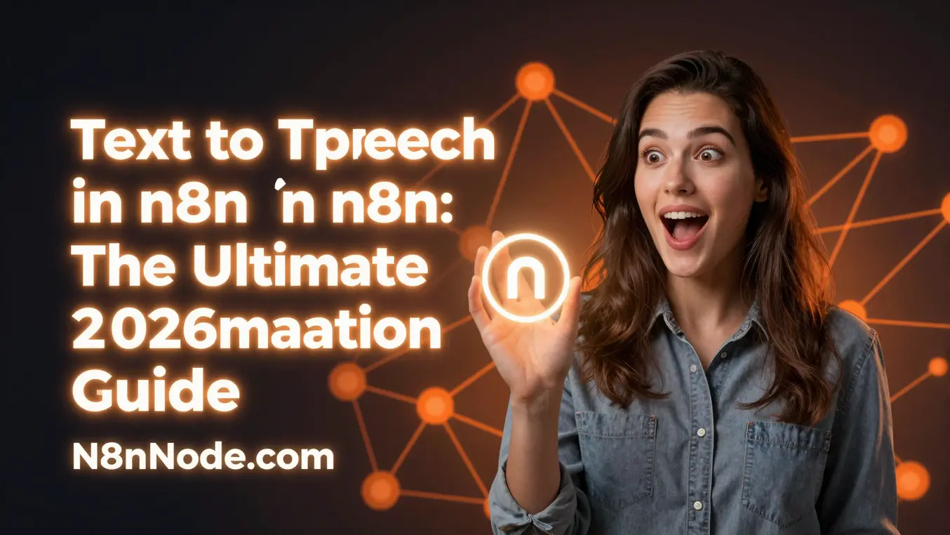 Text to Speech in n8n: 2026 Guide to Audio Automation